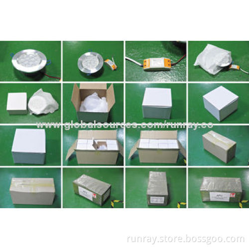 New Design 9W LED Ceiling Light with 80 to 110lm/W, Bridgelux Chip and 85 to 265V AC, PF>95%